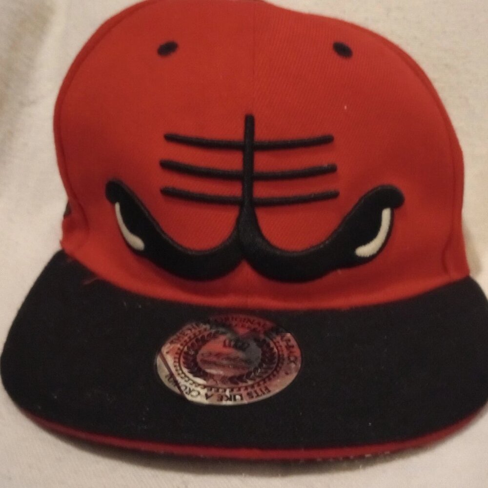 Chicago Bulls Cap Hat Malaki Kings Red Embroidery